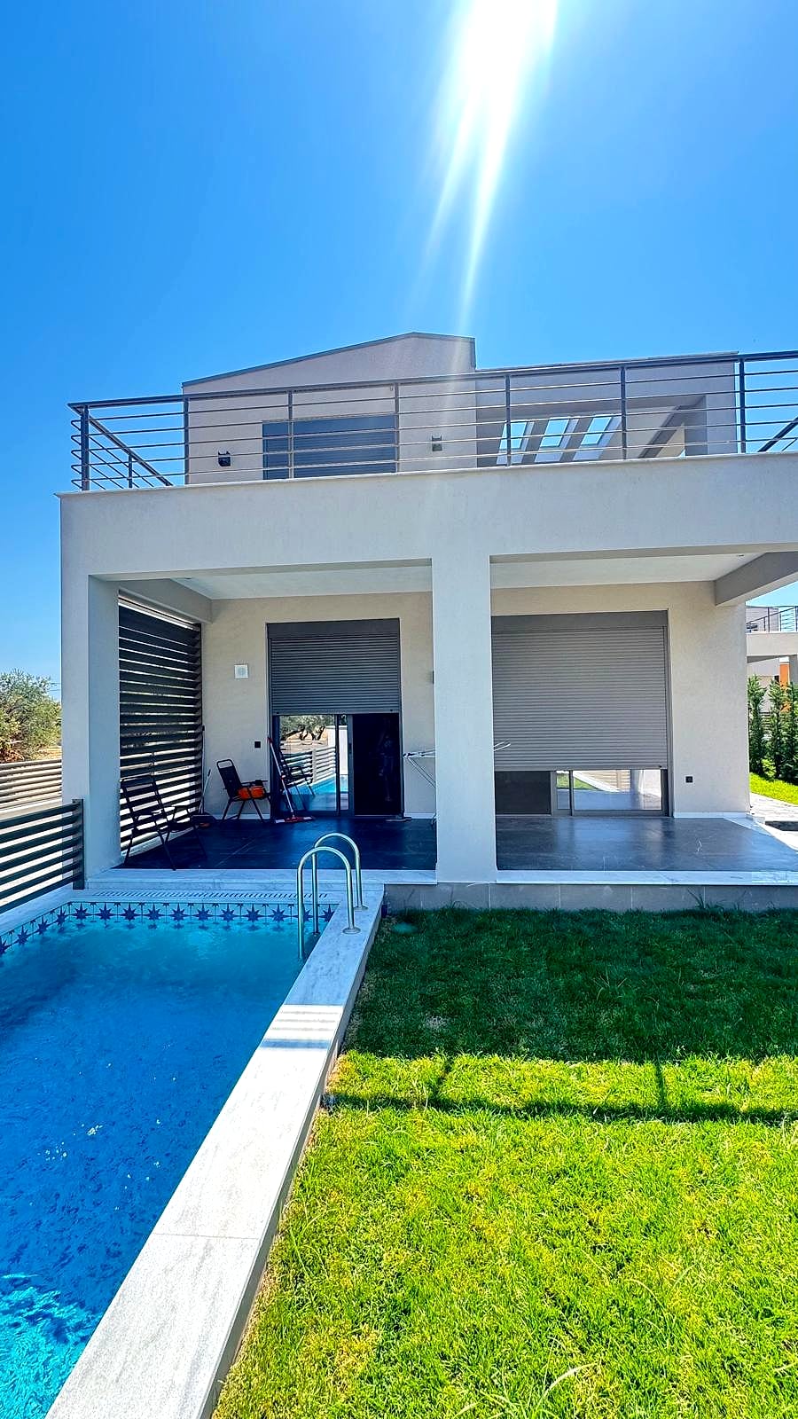 Modern Levanta villa with a private pool in Asprovalta
